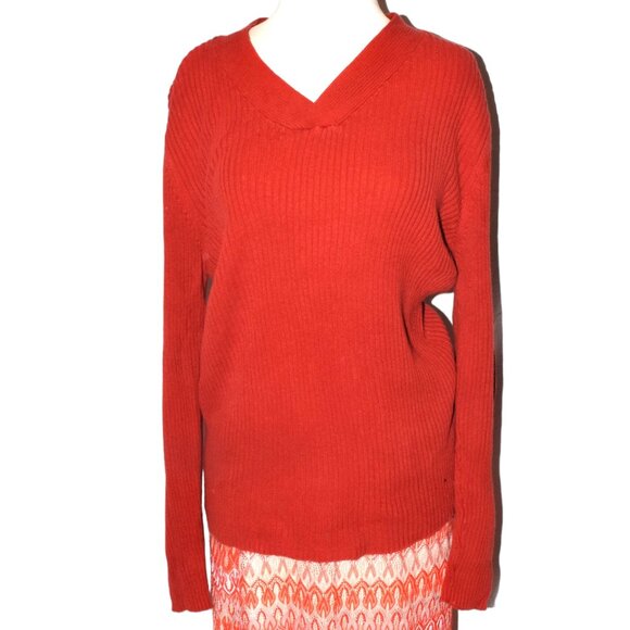 Basic Editions V-Neck Sweater - Picture 1 of 5
